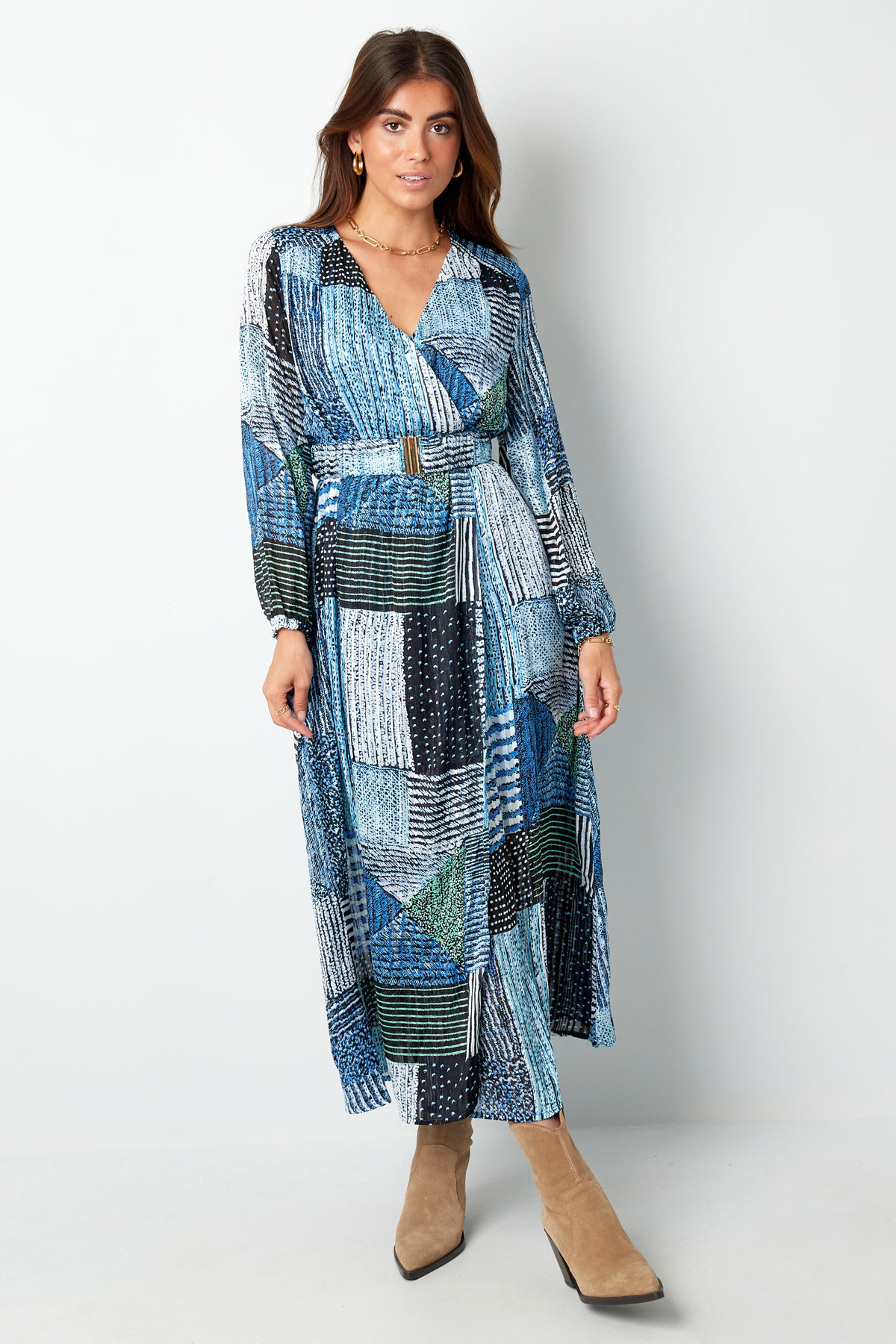 Maxi dress over the top print blue h5 Picture3