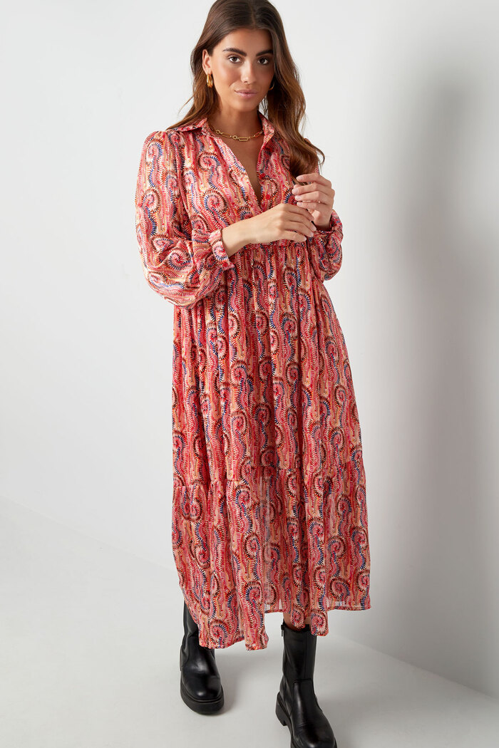 Dress paisley print pink multi Picture6