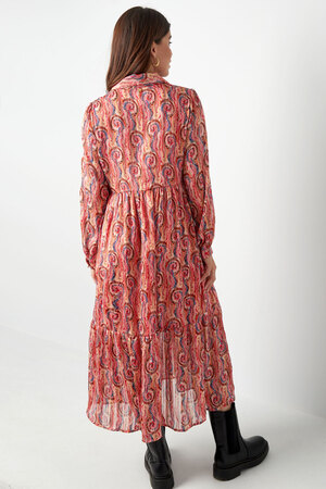 Kleid mit Paisleymuster in Rosa und Multi h5 Bild9