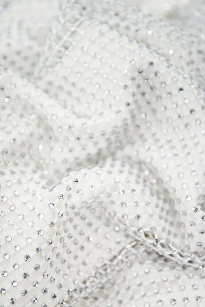 Robe longue blanche scintillante - blanc - S Image9