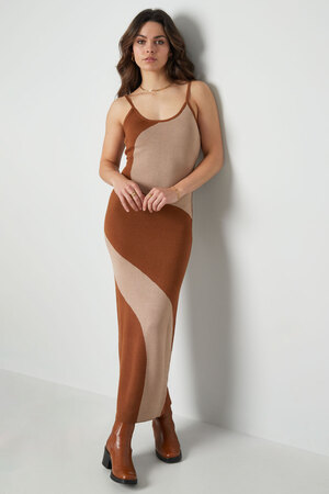 Kleid mit Bio-Print – Rosa-Orange h5 Bild3
