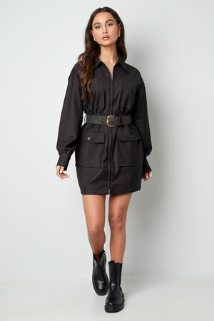 Long sleeve playsuit - black h5 Picture6