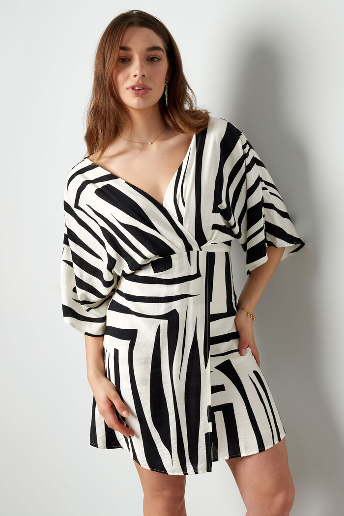 Mini robe à imprimé - noir/blanc  Image3