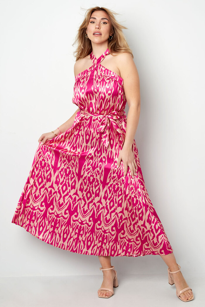 Dress tropical vibes - fuchsia Picture7
