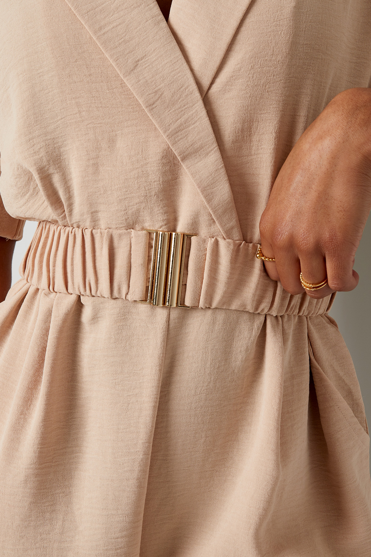 Jumpsuit With Belt Coral h5 Picture9