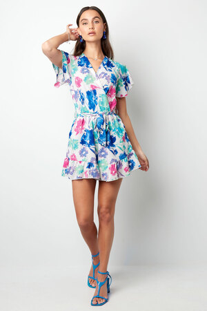 Playsuit Floral Print - Pink Red h5 Picture5