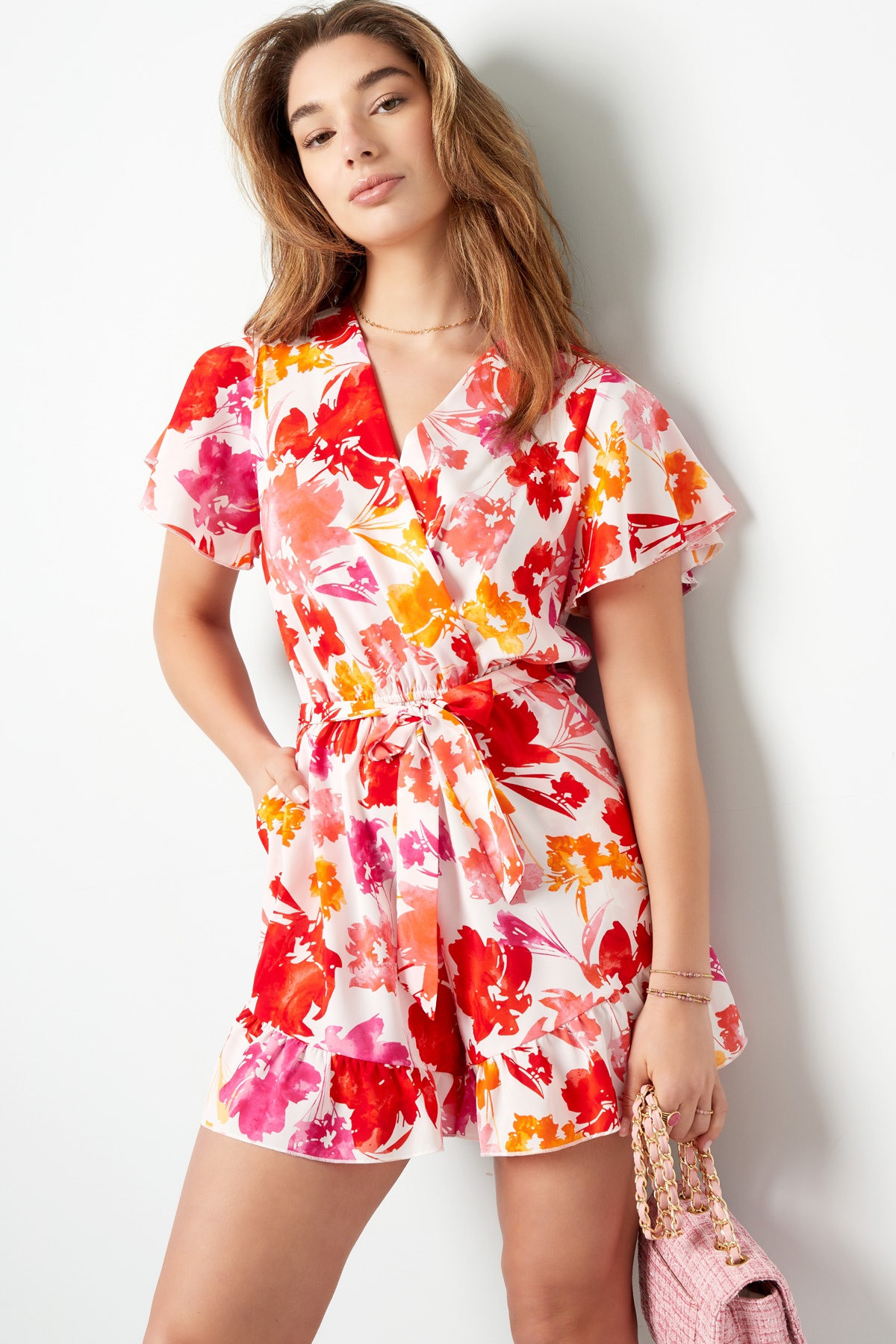 Rood playsuit outlet