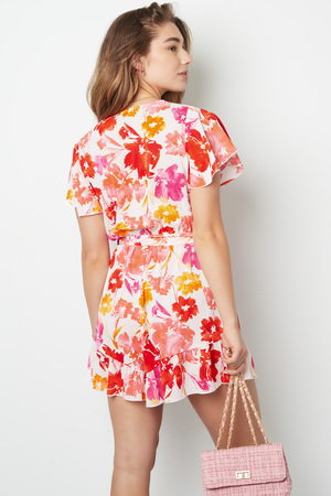 Playsuit Floral Print - Pink Red h5 Picture8