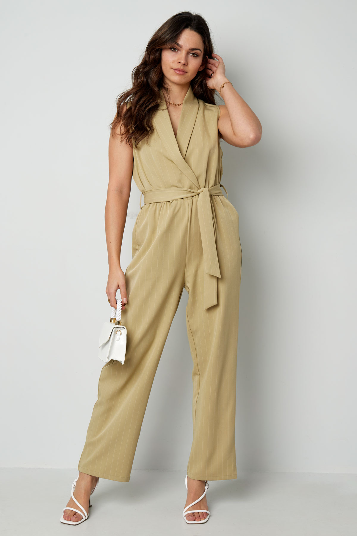 Jumpsuit sleeveless - off-white  Picture3