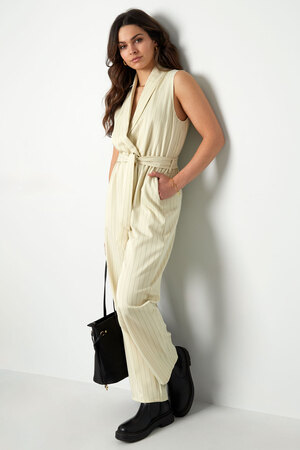 Jumpsuit sleeveless - off-white  h5 Picture4