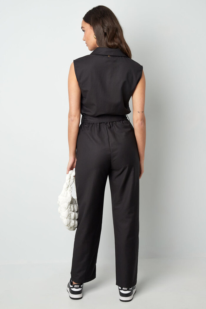 Jumpsuit sleeveless with pockets - beige  Picture9