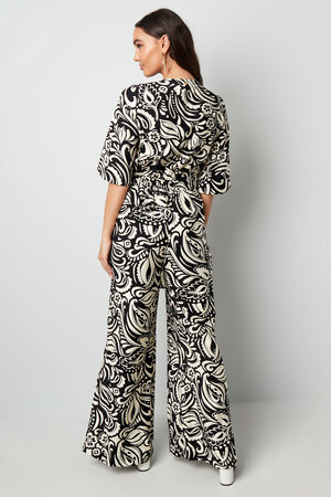Jumpsuit with print - black/white  h5 Picture7