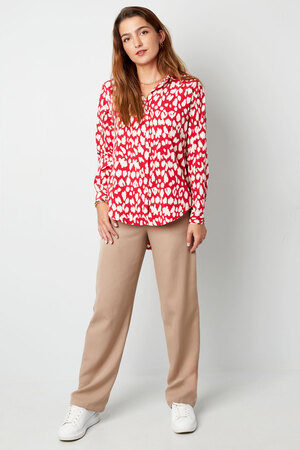 Blouse panther print red h5 Picture9