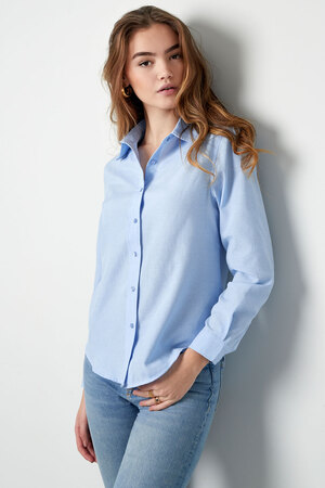 Basic plain blouse - white h5 Picture2