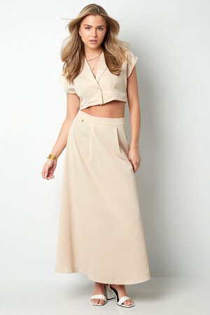 Long satin skirt - pink h5 Picture5