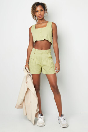 Crop top knot detail - white M h5 Picture3