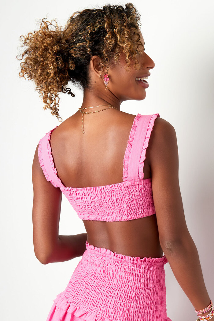 Crop top cut out - pink L Picture6