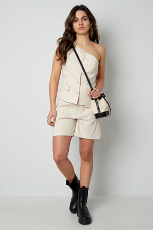 Off shoulder waistcoat - sand  h5 Picture5