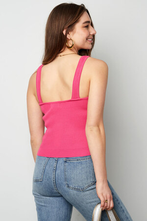 Knitted basic shirt - fuchsia h5 Picture10