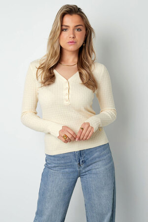 v-neck sweater - pink  h5 Picture6