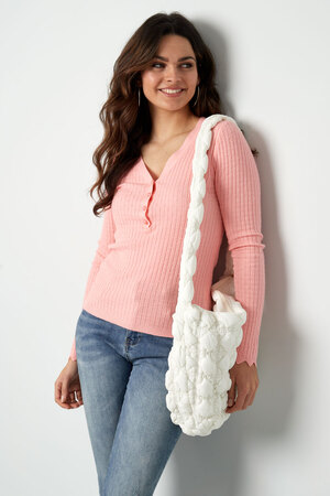 v-neck sweater - pink  h5 Picture11