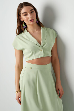 Cropped top with button - pink h5 Picture3