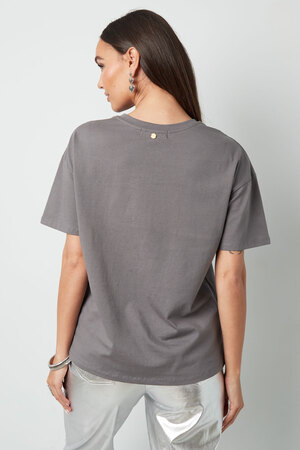 T-Shirt l'art de vivre - grau silber h5 Bild6
