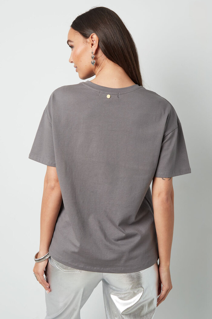 T-Shirt l'art de vivre - grau silber Bild6