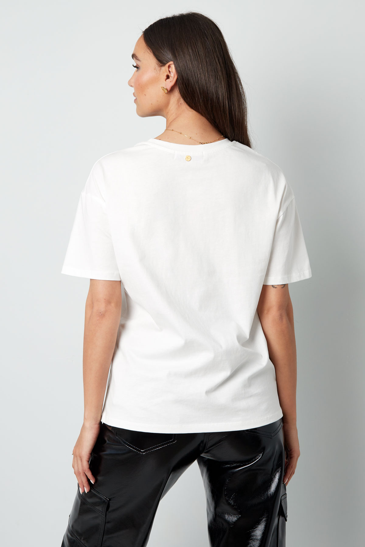 T-shirt mon amour - bianca e nera h5 Immagine9
