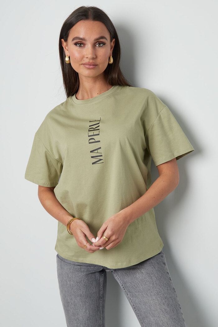 T-Shirt ma perle - grün Bild3