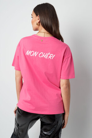 T-shirt mon chéri - fuchsia h5 Image9