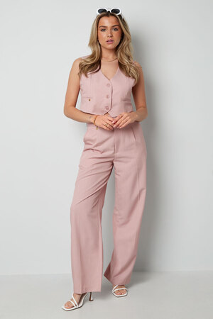 Pantalon plissé - rose h5 Image6