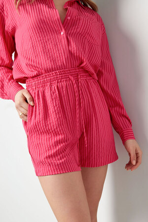 Striped shorts - red pink h5 Picture2