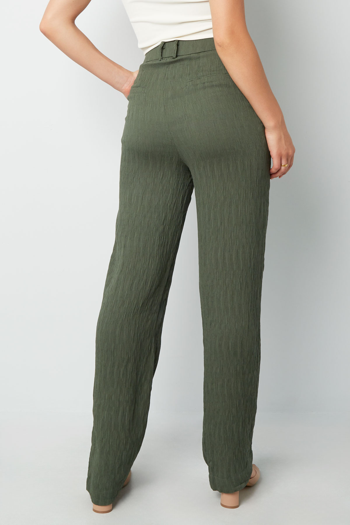 Pantaloni comodi ed eleganti - verde Immagine11