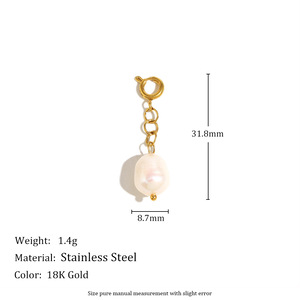 1 Adet Kalp Paslanmaz Çelik Altın Rengi Kolye h5