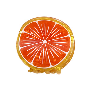 1 pieza de pinzas para el cabello de PVC para mujer, redondas, dulces y con forma de limón h5 Imagen3