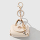 1 llavero de bolso pequeño beige Imagen3