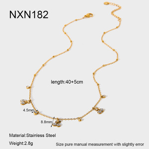 1 collar elegante y lujoso de acero inoxidable con colgante de fruta para mujer. h5