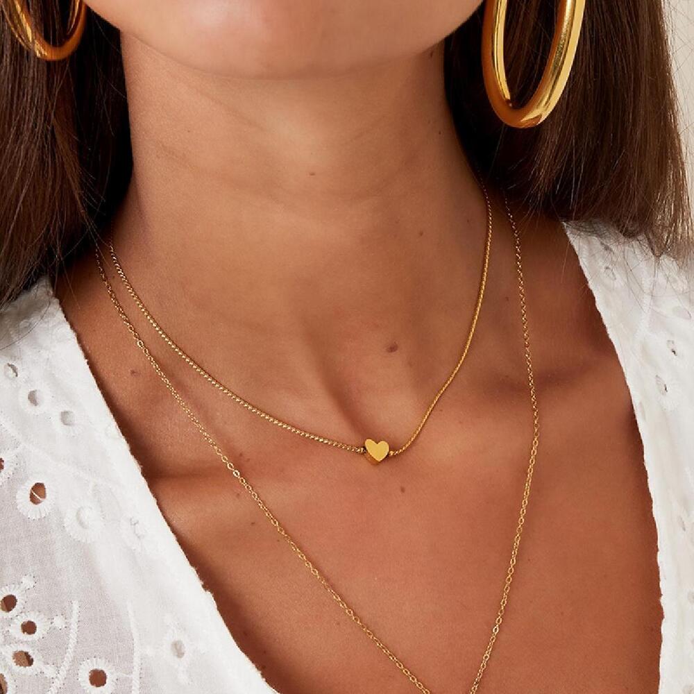 Erwachsene - Bunte Herzkette Bild4