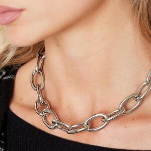 Collar de cadena gruesa con eslabones grandes h5 Imagen5