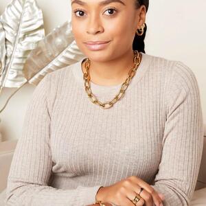 Collar de cadena gruesa con eslabones grandes h5 Imagen4