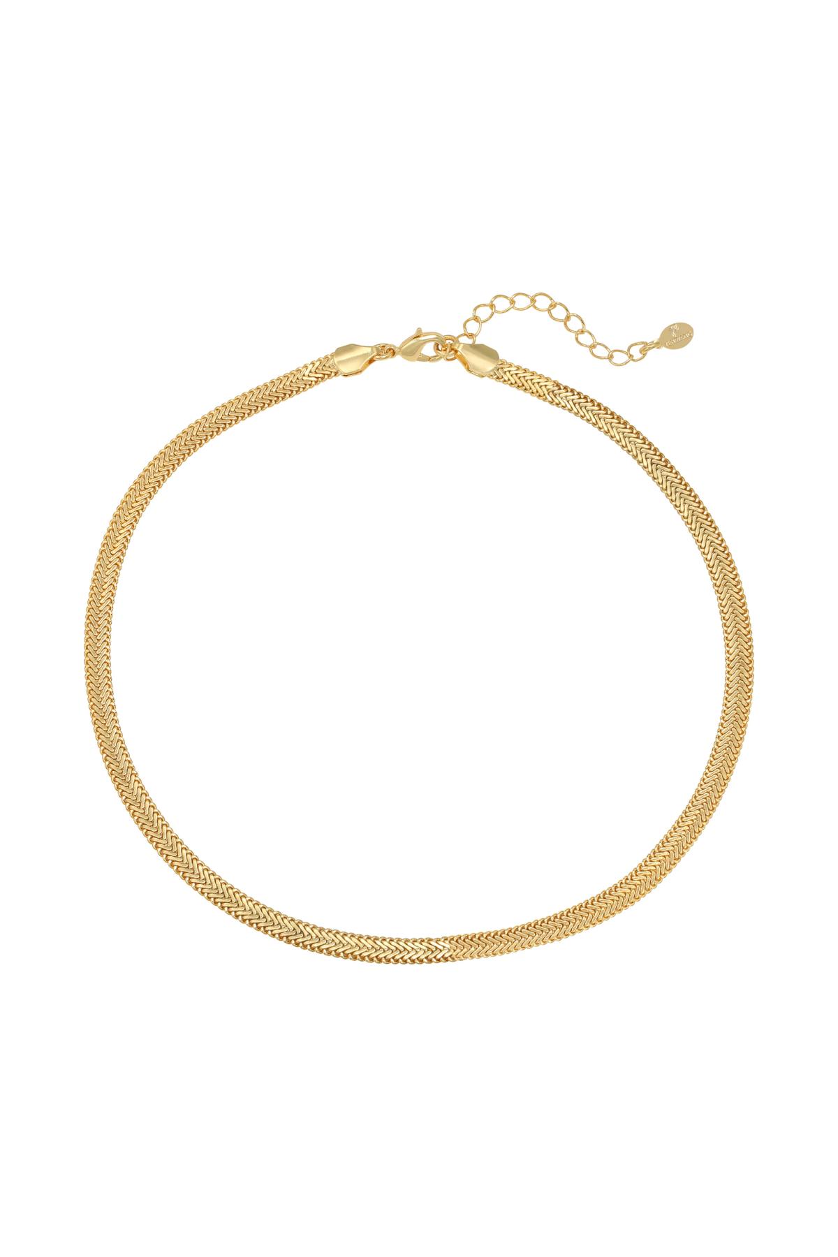 Collar Snaky Chain Oro Cobre