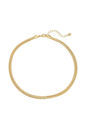 Halskette Snaky Chain Gold Kupfer h5 