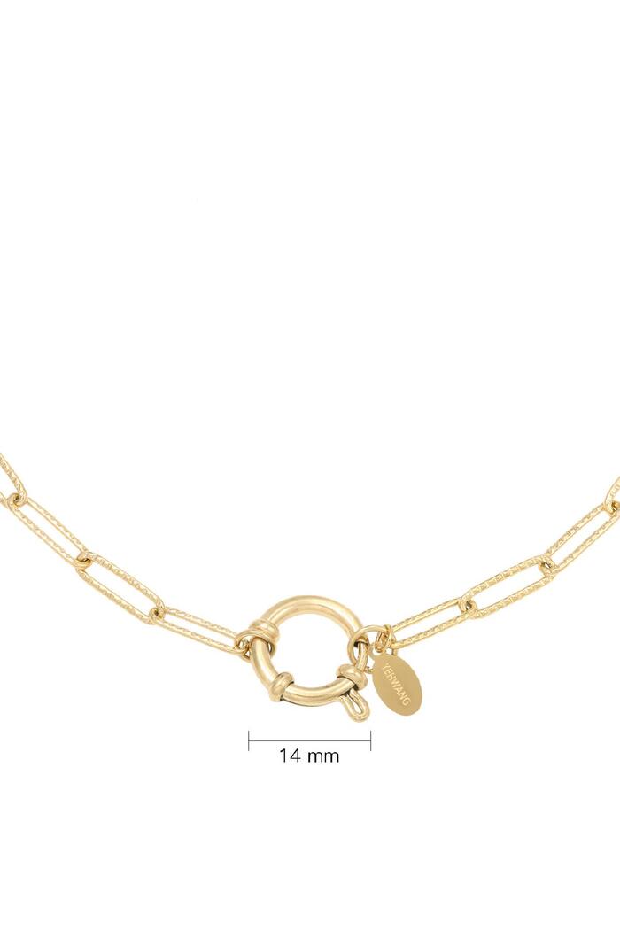 Collier Chain Beau Or Acier inoxydable Image2