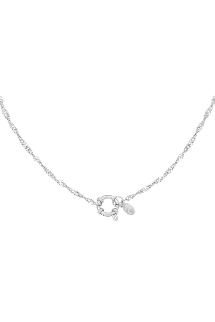 Necklace Chain Dee Silver Stainless Steel 