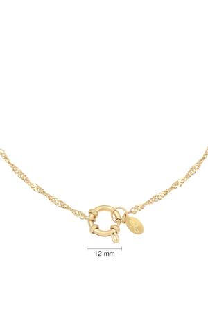 Collier Chain Dee Or Acier inoxydable h5 Image2