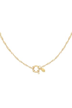 Collier Chain Dee Or Acier inoxydable h5 