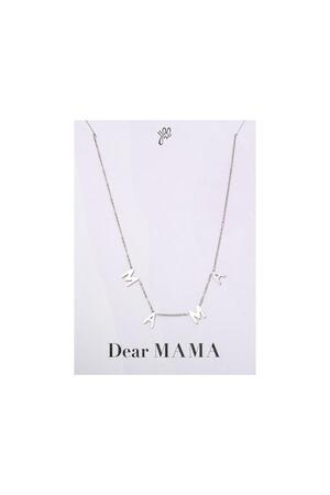 Ketting Dear Mama Zilver Stainless Steel h5 