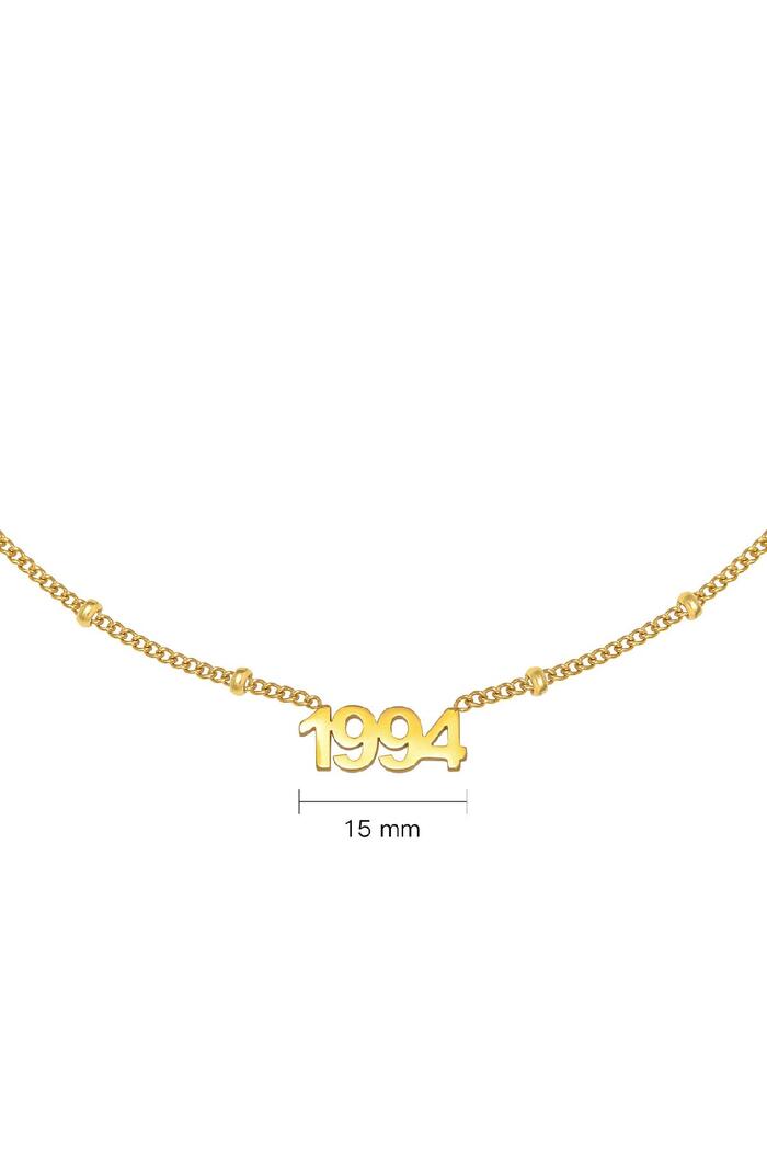 Halskette Year 1994 Gold Edelstahl Bild2
