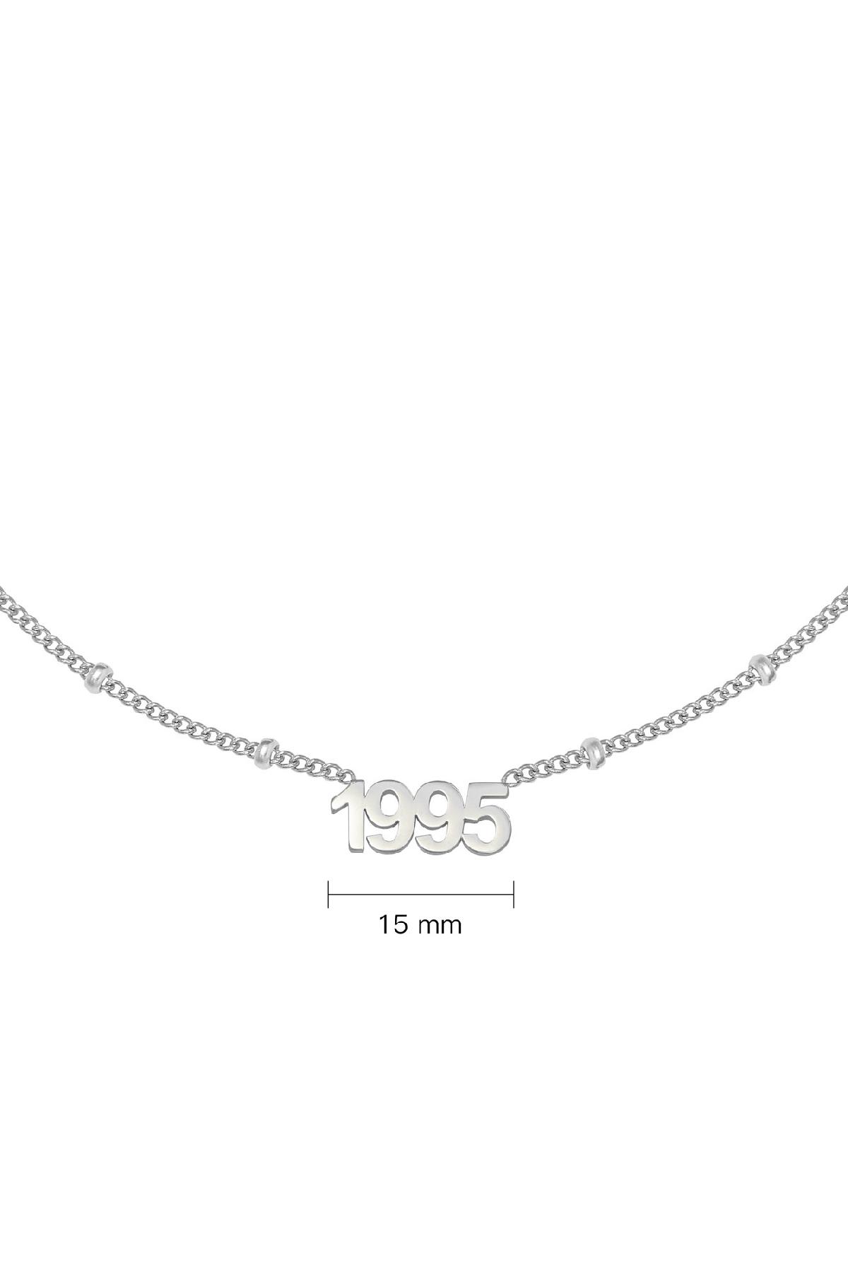 Necklace Year 1995 Silver Stainless Steel Picture2